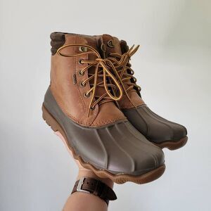Sperry Topsider Men's Waterproof Boots 8 Brown Ankle